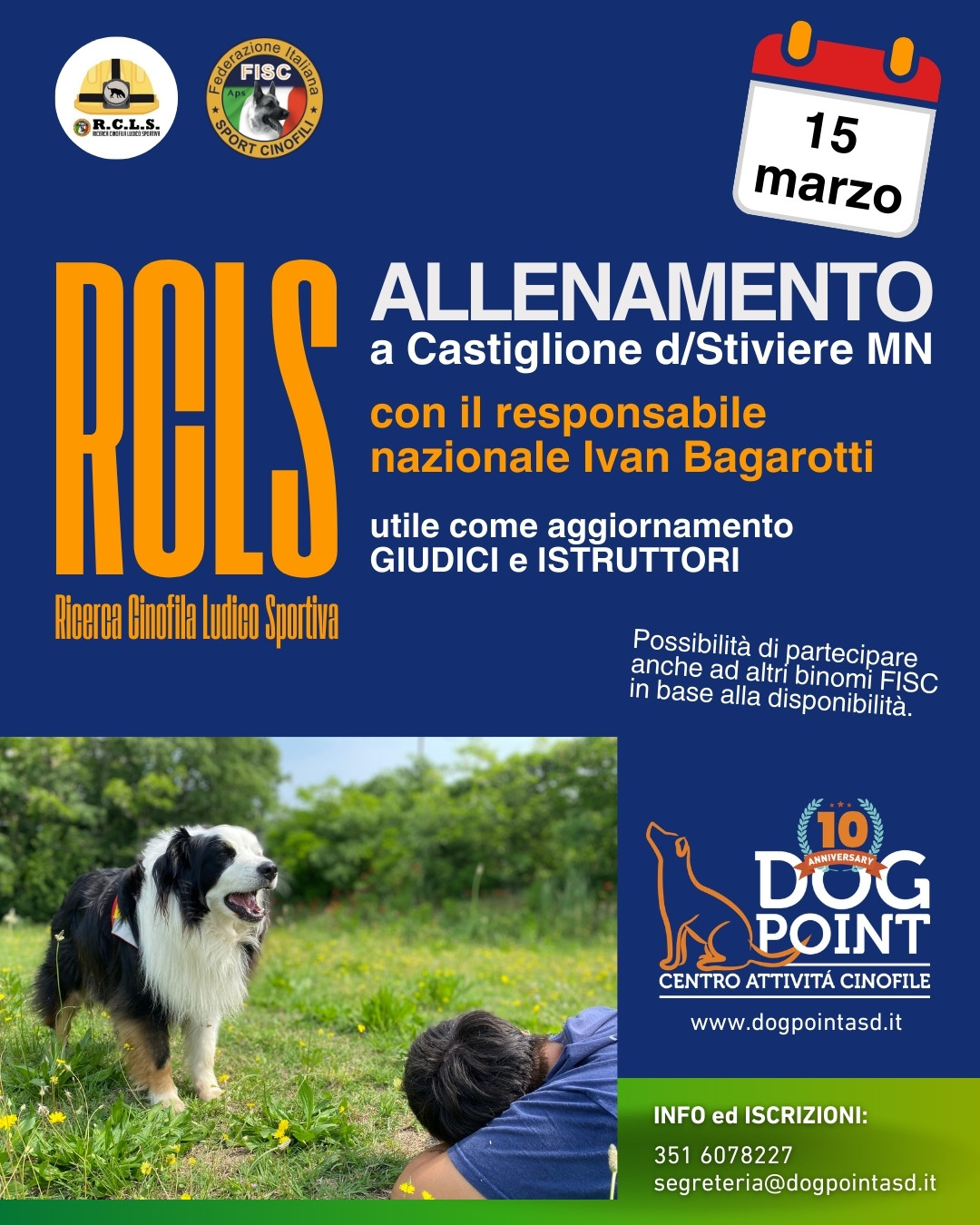ERRATA CORRIGE - Allenamento RCLS 15 Marzo 2026 (Domenica)